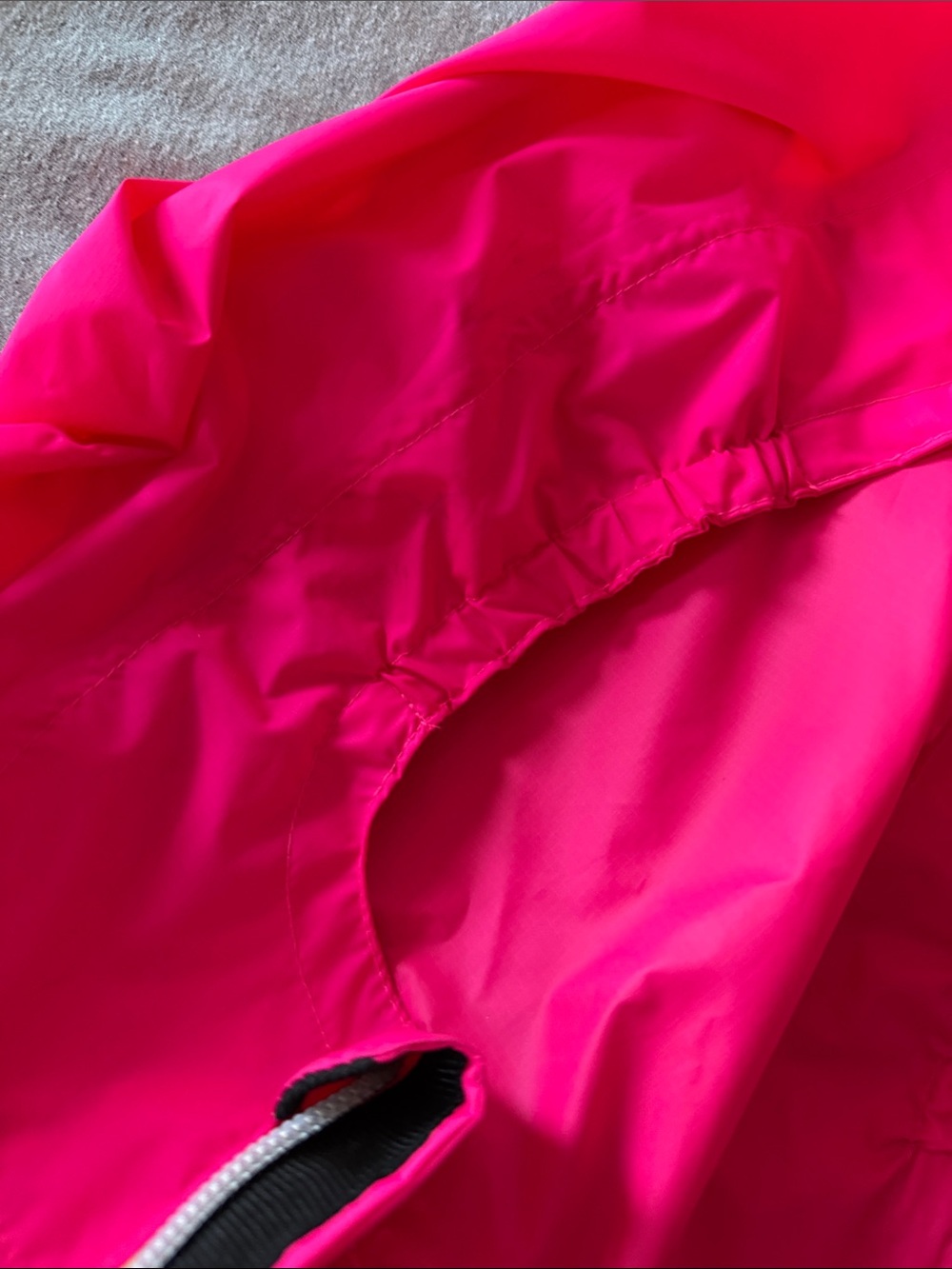 K-Way Le Vrai 3.0 Claude packable waterproof rain jacket in size 10 - Picture 12 of 12